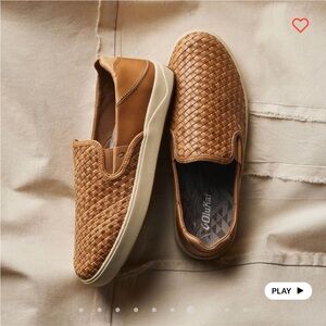 OkuKai Lae‘ahi Lauhala slip-ons